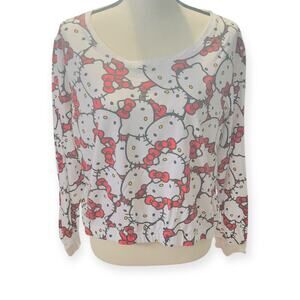 Hello Kitty Face Print Shirt